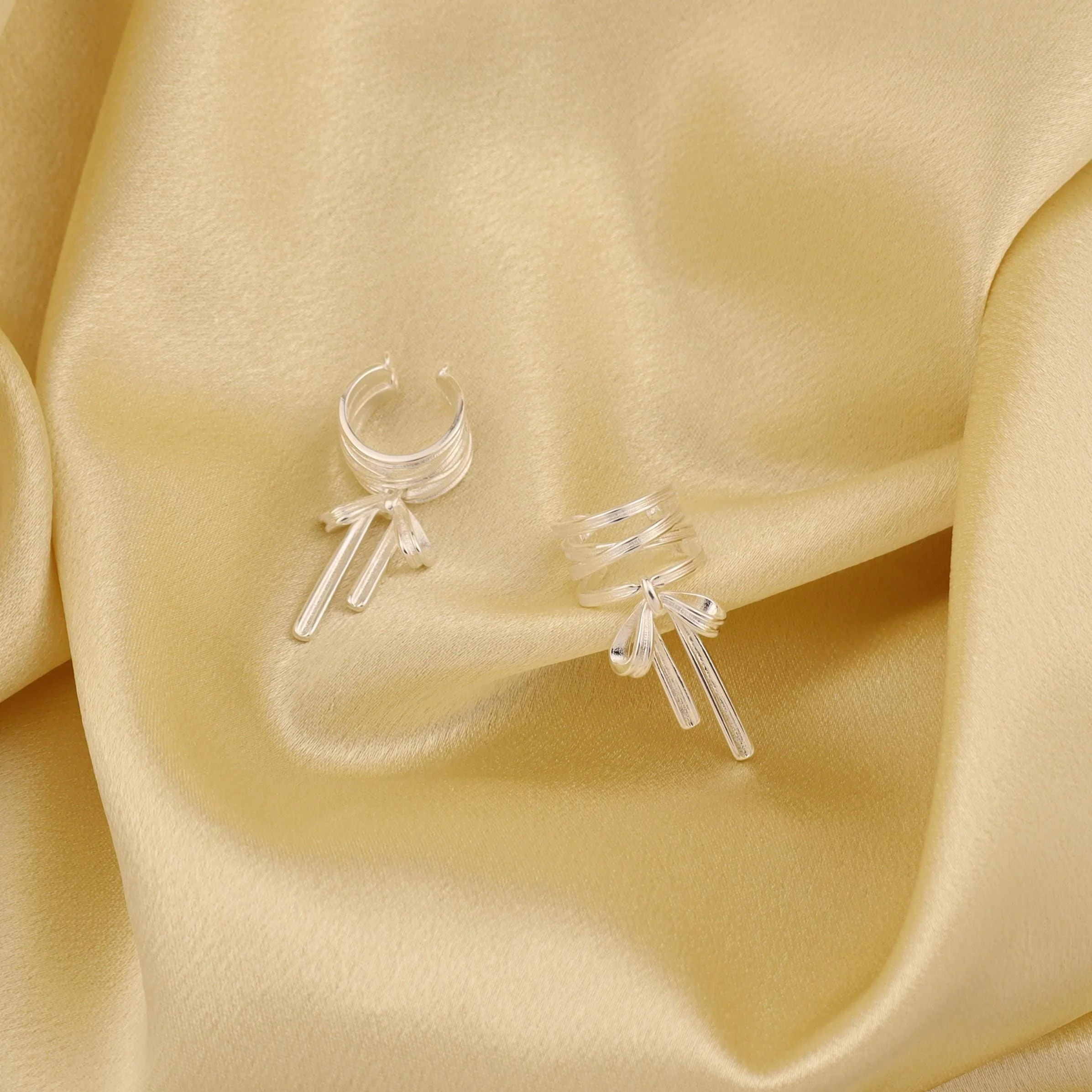 Bow Tie Ear Cuff Earring - Image 3