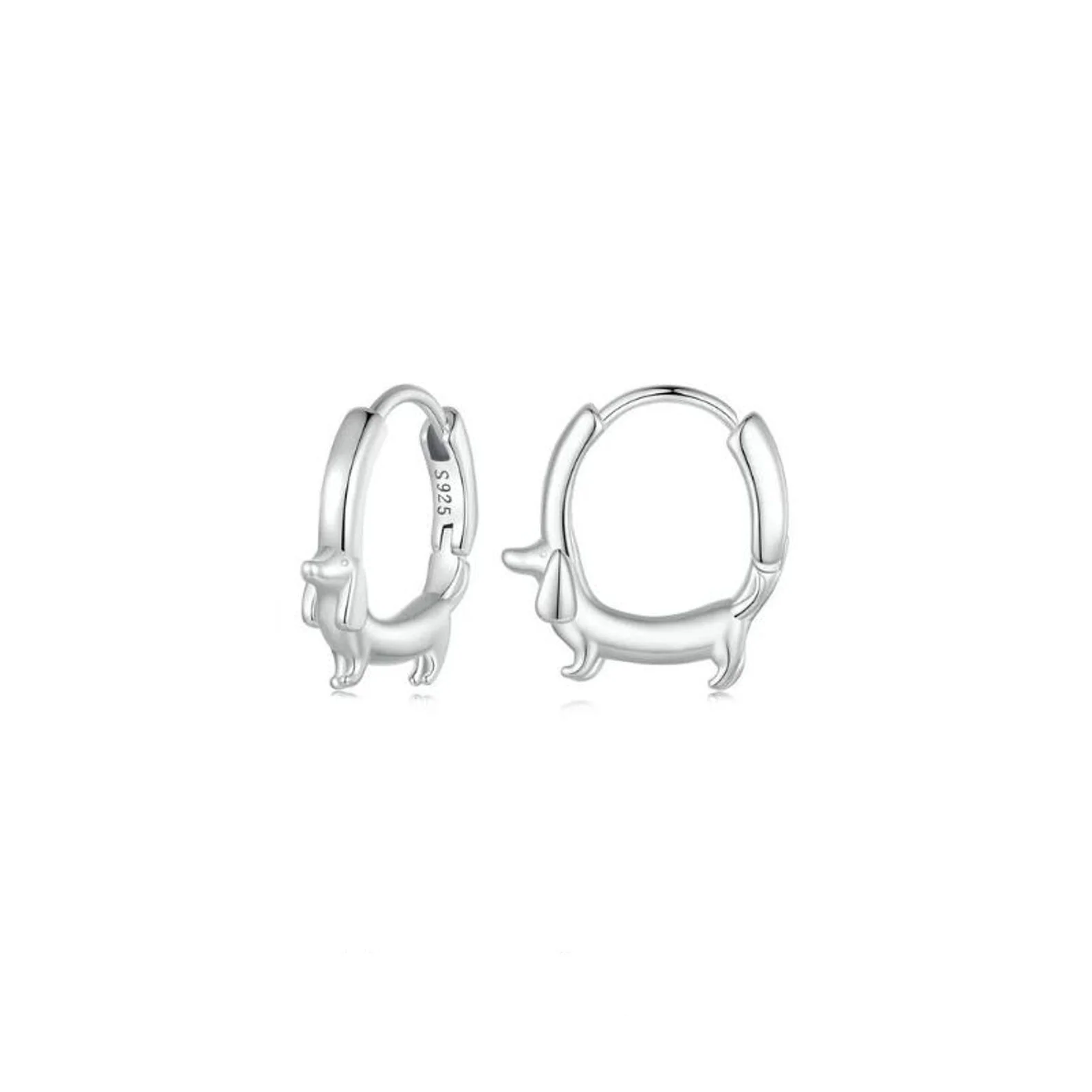 Dachshund Wiener Dog Hoop Earrings - Image 4