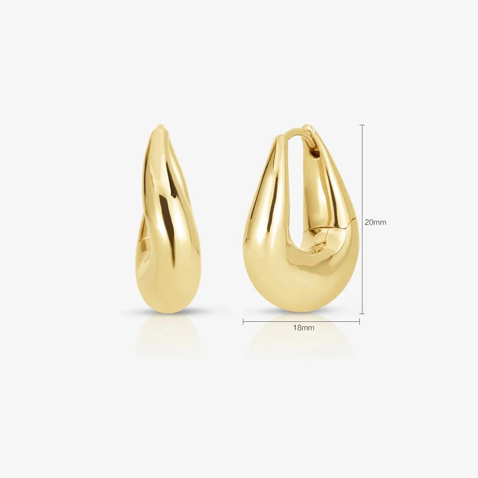 Drop Stud Earrings - Image 3