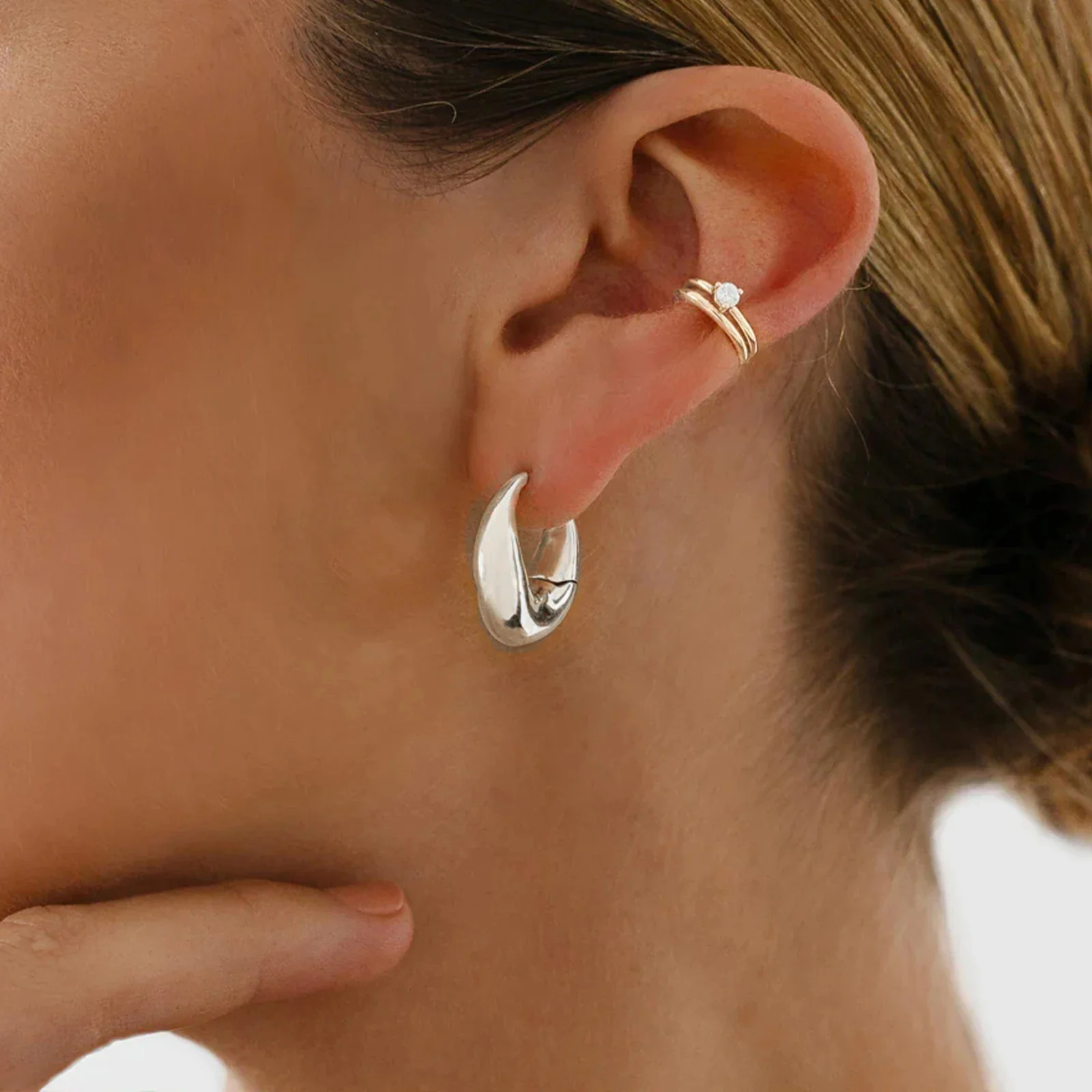 Drop Stud Earrings - Image 4