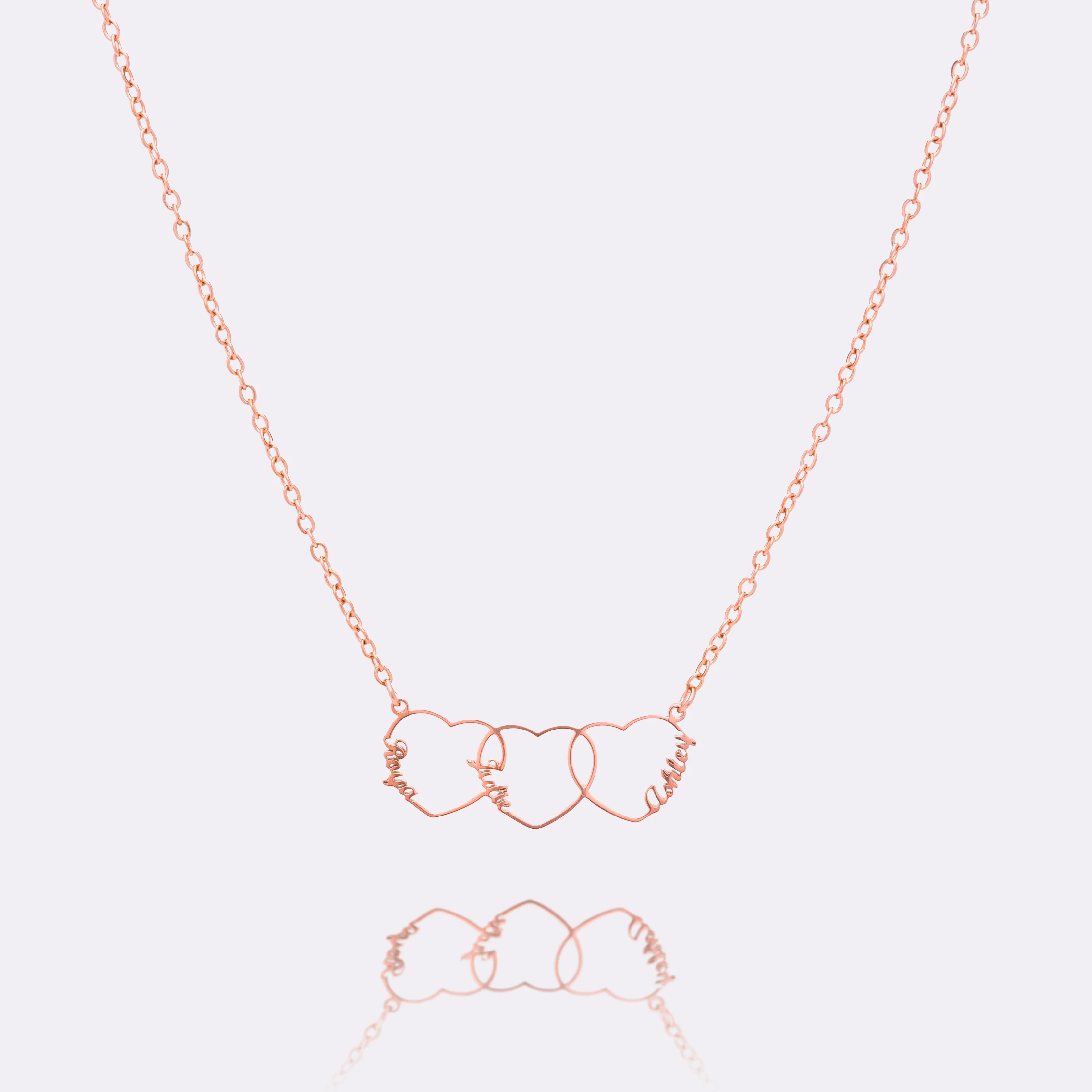 Personalized Heart Name Necklace - Image 3