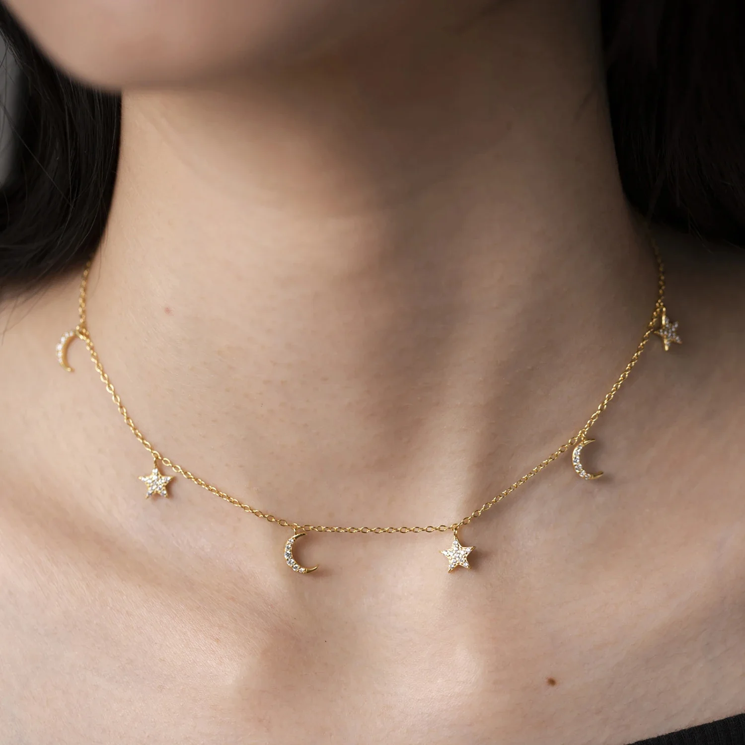 Star Moon Necklace - Image 4